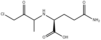 (2S)-4-carbamoyl-2-[(4-chloro-3-oxo-butan-2-yl)amino]butanoic acid 结构式