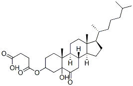 3-(3-羧基-1-氧代丙氧基)-5-羟基-胆甾-6-酮,912553-08-3,结构式