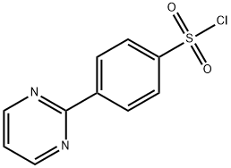 4-Pyrimidin-2-ylbenzenesulphonyl chloride, 912569-53-0, 结构式