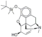 3-(tert-ButyldiMethylsilyl)Morphinone Struktur