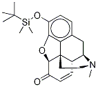 3-(tert-ButyldiMethylsilyl)Morphinone 结构式