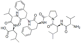 valyl-leucyl-prolyl-phenylalanyl-phenylalanyl-valyl-leucine Struktur