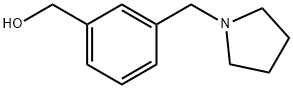 (3-(吡咯烷-1-基甲基)苯基)甲醇, 91271-59-9, 结构式