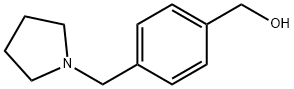 [4-(ピロリジン-1-イルメチル)フェニル]メタノール 化学構造式