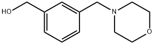 [3-(MORPHOLINOMETHYL)PHENYL]METHANOL 化学構造式