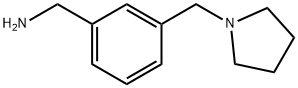 [3-(1-PYRROLIDINYLMETHYL)PHENYL]METHANAMINE Struktur