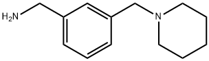 3-哌嗪-1-甲基苄胺, 91271-80-6, 结构式
