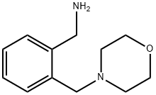 1-[2-(Morpholin-4-ylmethyl)phenyl]methanamine Structure