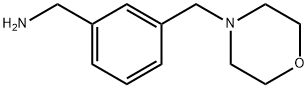 3-MORPHOLIN-4-YLMETHYL-BENZYLAMINE, 91271-83-9, 结构式