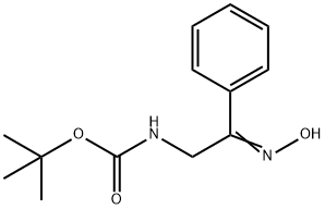 (2-HYDROXYIMINO-2-PHENYL-ETHYL)-CARBAMIC ACID TERT-BUTYL ESTER Structure