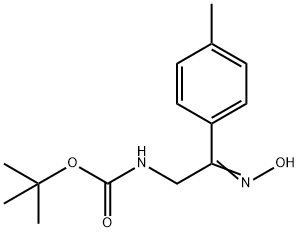 (2-HYDROXYIMINO-2-P-TOLYL-ETHYL)-CARBAMIC ACID TERT-BUTYL ESTER 结构式