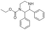2,3-DIPHENYL-PIPERAZINE-1-CARBOXYLIC ACID ETHYL ESTER 结构式
