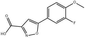 5-(3-FLUORO-4-METHOXY-PHENYL)-ISOXAZOLE-3-CARBOXYLIC ACID