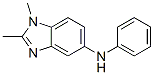 1H-Benzimidazol-5-amine,  1,2-dimethyl-N-phenyl- Structure
