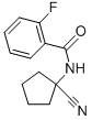 N-(1-CYANO-CYCLOPENTYL)-2-FLUORO-BENZAMIDE Structure