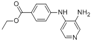 4-(3-AMINOPYRIDIN-4-YLAMINO)BENZOIC ACID ETHYL ESTER Structure