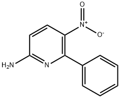 2-AMINO-5-NITRO-6-PHENYLPYRIDINE Structure