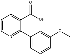 2-(3-甲氧基苯基)烟酸, 912773-03-6, 结构式