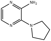 2-AMINO-3-PYRROLIDIN-1-YLPYRAZINE Structure