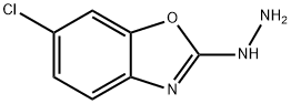 6-氯- 2 -肼基-1,3 -苯并恶唑 结构式