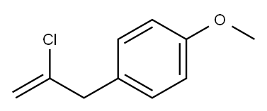2-CHLORO-3-(4-METHOXYPHENYL)-1-PROPENE Structure