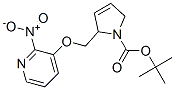 2-(2-Nitro-pyridin-3-yl)oxymethyl-2,5-dihydro-pyrrole-1-carboxylic acid tert-butyl ester Structure