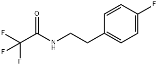 2,2,2-Trifluoro-N-[2-(4-fluorophenyl)-ethyl]acetamide Struktur