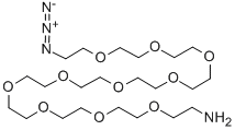 O-(2-AMINOETHYL)-O-(2-AZIDOETHYL)NONAETHYLENE GLYCOL Struktur