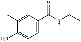 4-氨基-N-乙基-3-甲基苯甲酰胺 结构式