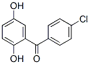 (4-CHLOROPHENYL)(2,5-DIHYDROXYPHENYL)METHANONE Structure