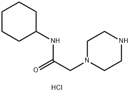 N-cyclohexylpiperazine-1-acetamide monohydrochloride|