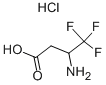 2-アミノ-4,4,4-トリフルオロ-N-酪酸塩酸 化学構造式