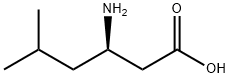 (R)-3-AMINO-5-METHYL-HEXANOIC ACID
 Struktur