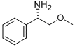 (S)-(+)-1-アミノ-1-フェニル-2-メトキシエタン 化学構造式