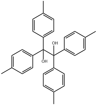 1,1,2,2-四(4-甲基苯基)-1,2-乙二醇, 913-86-0, 结构式