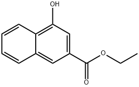 4-羟基萘-2-羧酸乙酯 结构式