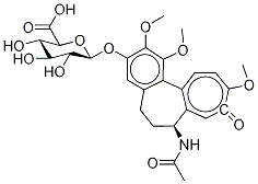3-DeMethyl Colchicine 3-O-β-D-Glucuronide Structure