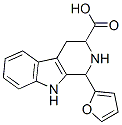 1-(2-furyl)-1,2,3,4-tetrahydro-9H-pyrido(3,4-b)indole-3-carboxylic acid Structure