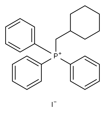 (cyclohexylmethyl) triphenylphosphonium iodide Structure