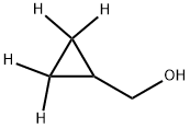 シクロプロピル‐2,2,3,3‐D4 メチルアルコール 化学構造式