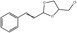 4-(chloromethyl)-2-(2-phenylethenyl)-1,3-dioxolane Structure