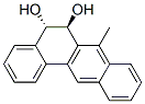 (5S,6S)-5,6-ジヒドロ-7-メチルベンゾ[a]アントラセン-5,6-ジオール 化学構造式