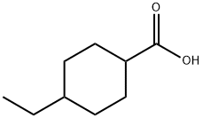 4-エチルシクロヘキサンカルボン酸 (cis-, trans-混合物) 化学構造式