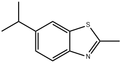 Benzothiazole, 6-isopropyl-2-methyl- (7CI) Structure