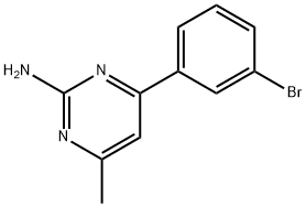 4-METHYL-6-(3-BROMOPHENYL)PYRIMIDIN-2-AMINE|