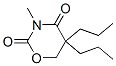 5,6-Dihydro-3-methyl-5,5-dipropyl-2H-1,3-oxazine-2,4(3H)-dione Structure