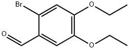 2-溴-4,5-二乙氧基-苯甲醛 结构式