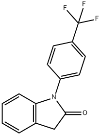 1-(4-(trifluoromethyl)phenyl)indolin-2-one Struktur