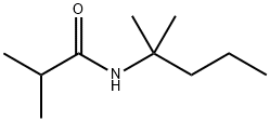 Propionamide,  N-(1,1-dimethylbutyl)-2-methyl-  (7CI) Structure