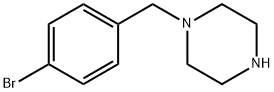 1-(4-BROMOBENZYL)PIPERAZINE Structure